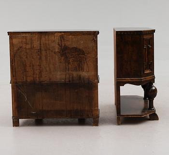 SÄNGBORD, 1 par, 1900-talets första hälft.