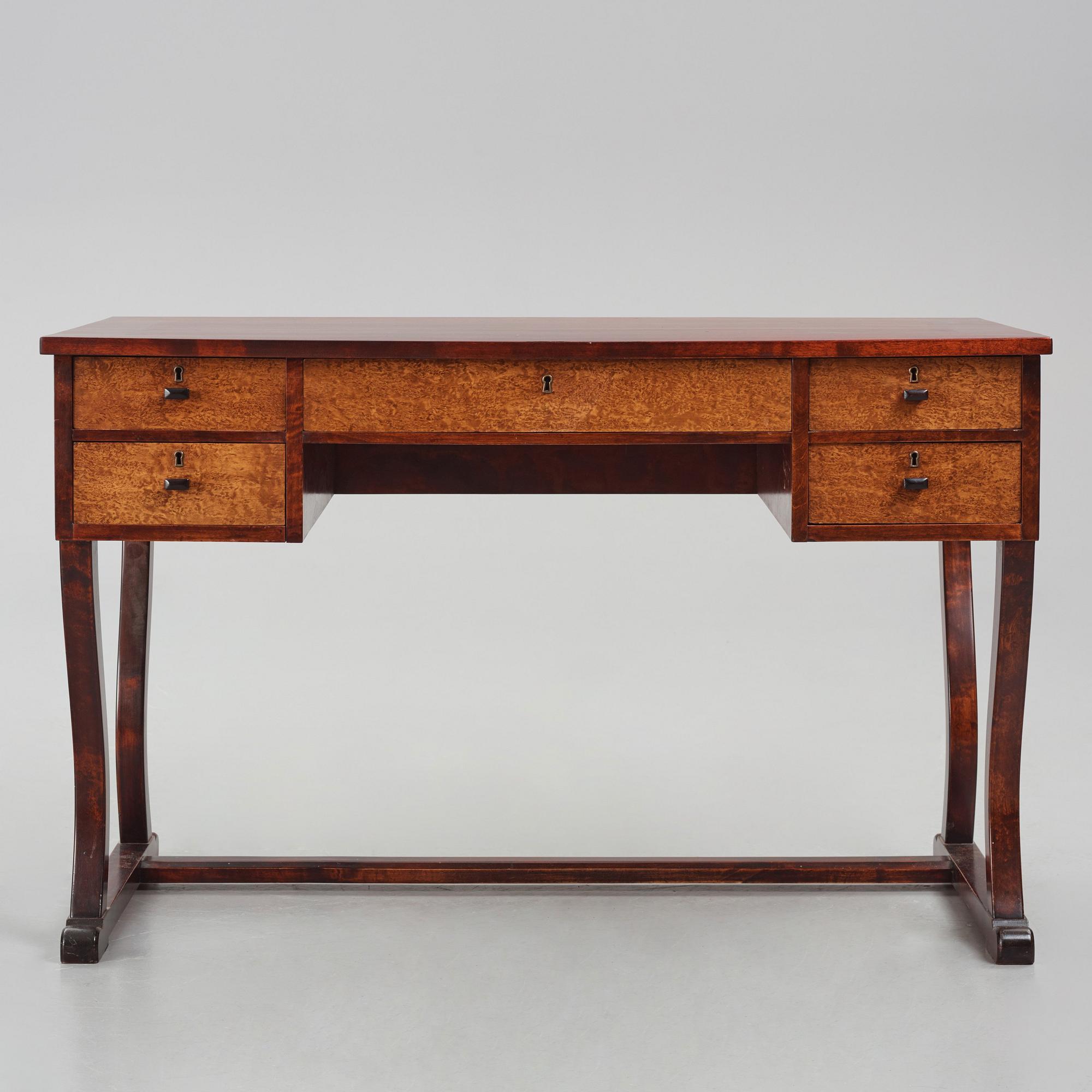 Carl Malmsten, skrivbord, Swedish Grace, Svenska Möbelfabrikerna Bodafors, 1920-tal.