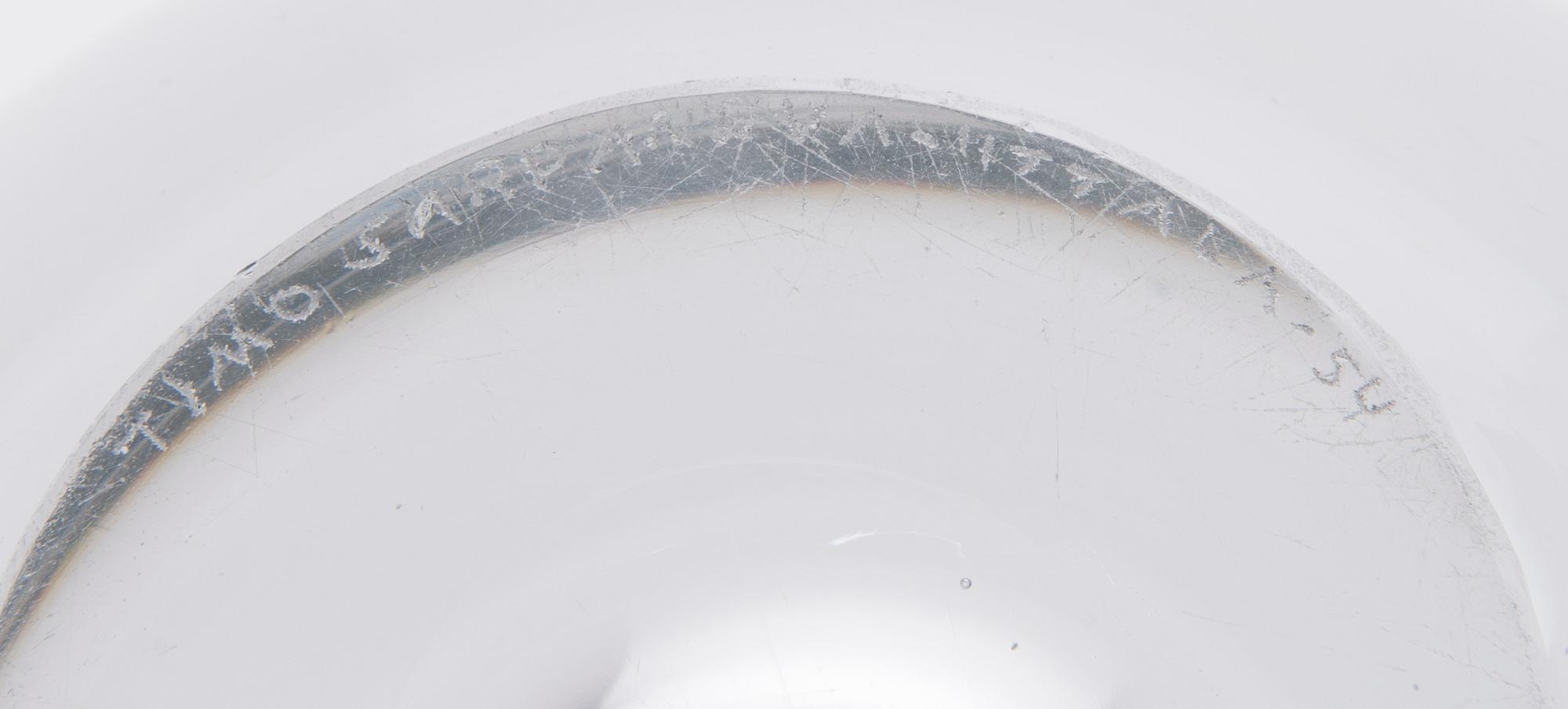 GLASSKULPTUR, signerad Timo Sarpaneva Iittala -54.