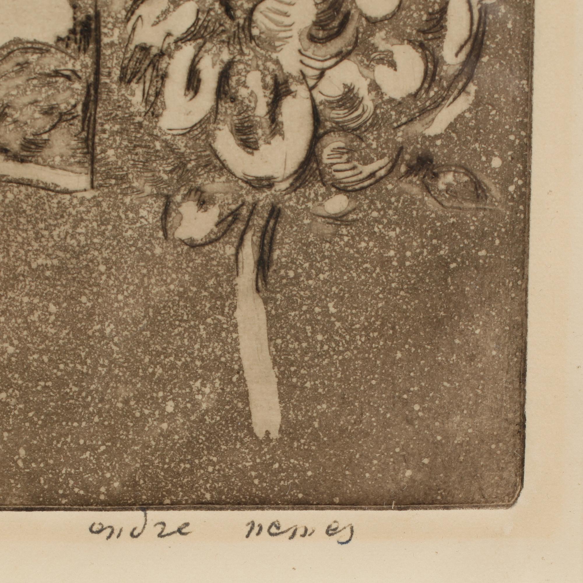 ENDRE NEMES, litografi, signerad och numrerad 2/50.