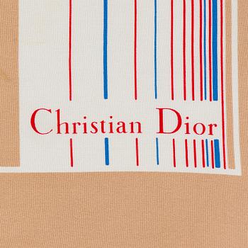 Christian Dior, a silk scarf.