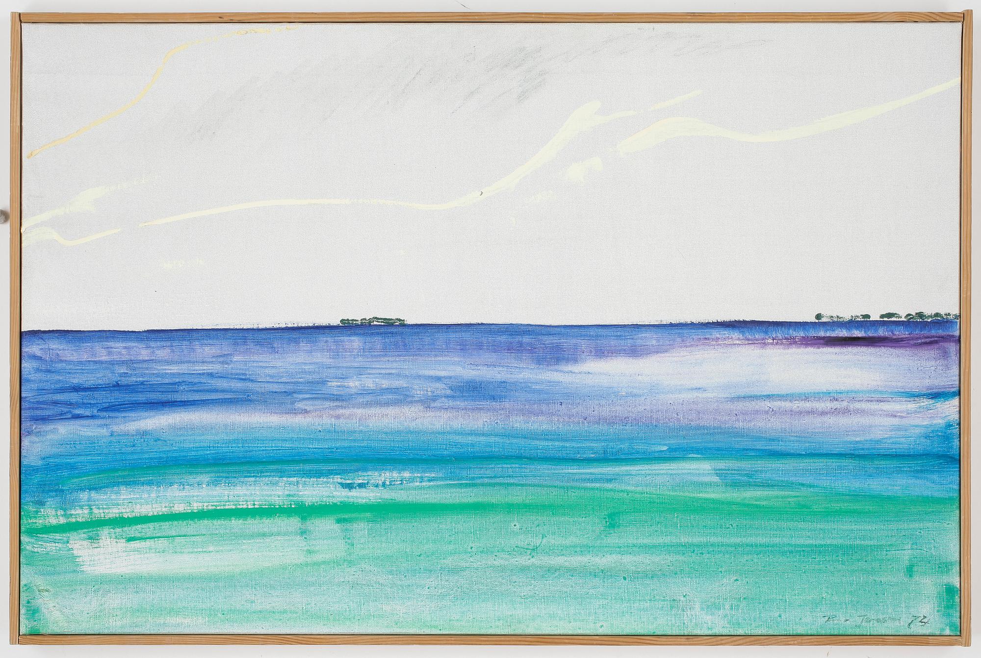 "Blått hav" (Blue ocean).