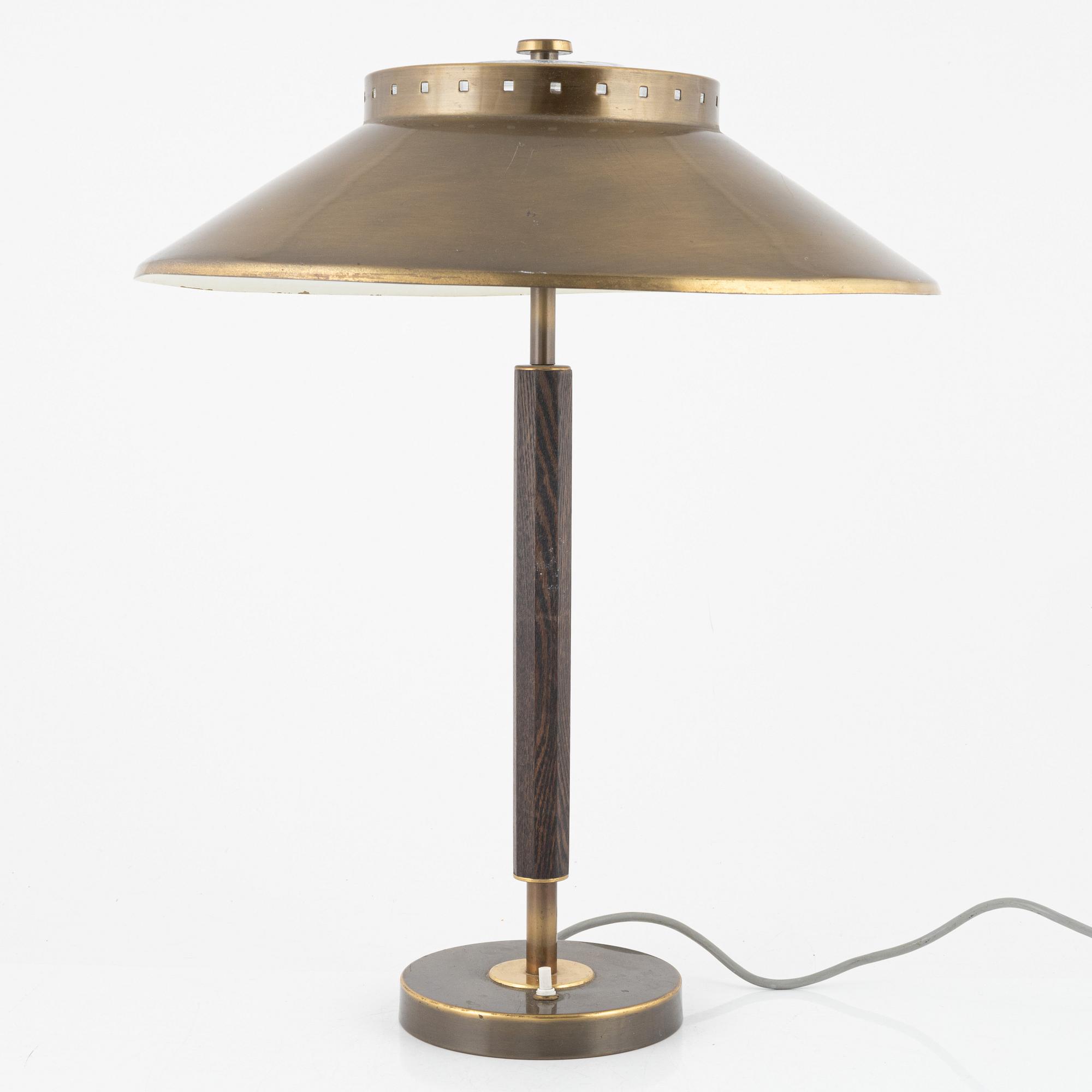 Bordslampa, Swedish Modern, Boréns, Borås, 1940-tal.