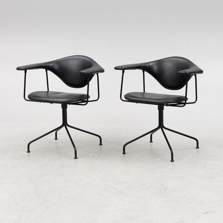 GamFratesi, a pair of 'Masculo' chairs, Gubi, Danmark.