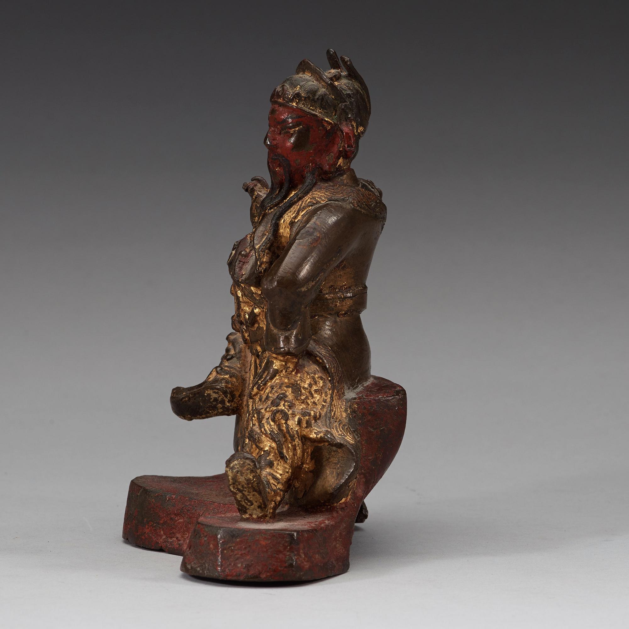 GUANYU, brons. Ming dynastin, 1600-tal.