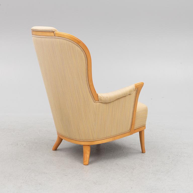 Carl Malmsten, armchair, "Vår Fru", OH Sjögren, Tranås, Sweden, half of the 20th Century.