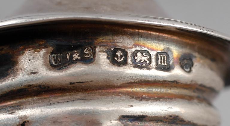 SILVERFÖREMÅL, 16 delar, 1900-tal. Total vikt ca 374 g.