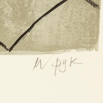 Madeleine Pyk, lithograph in colours, signed 3513/5000.