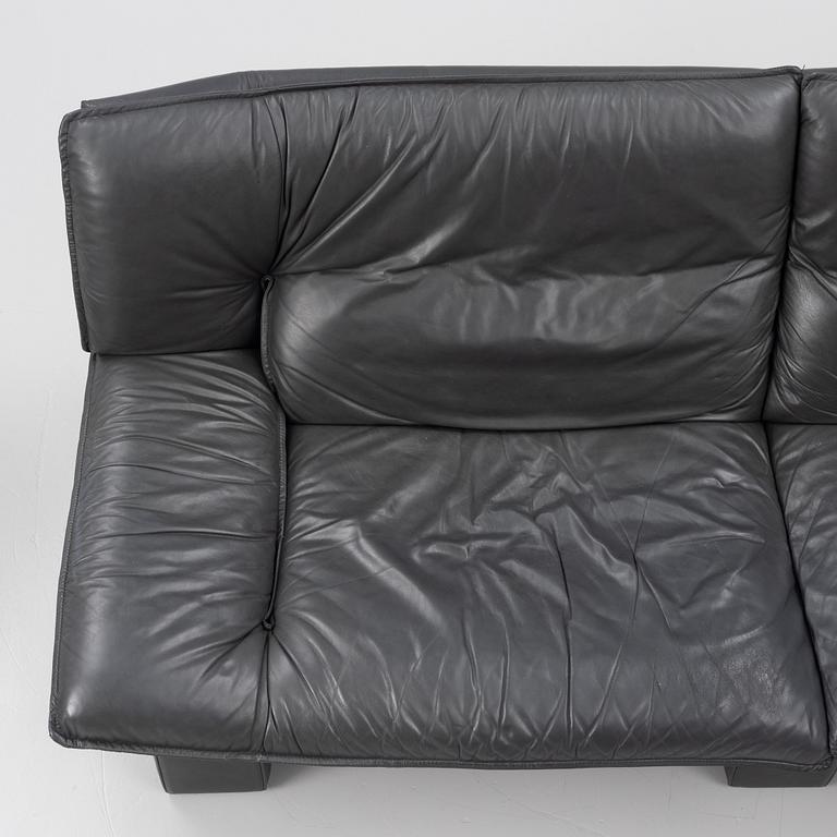 Nicoletti Salotti, an "Ambassador" sofa with ottoman, Italy 1970s-1980s.
