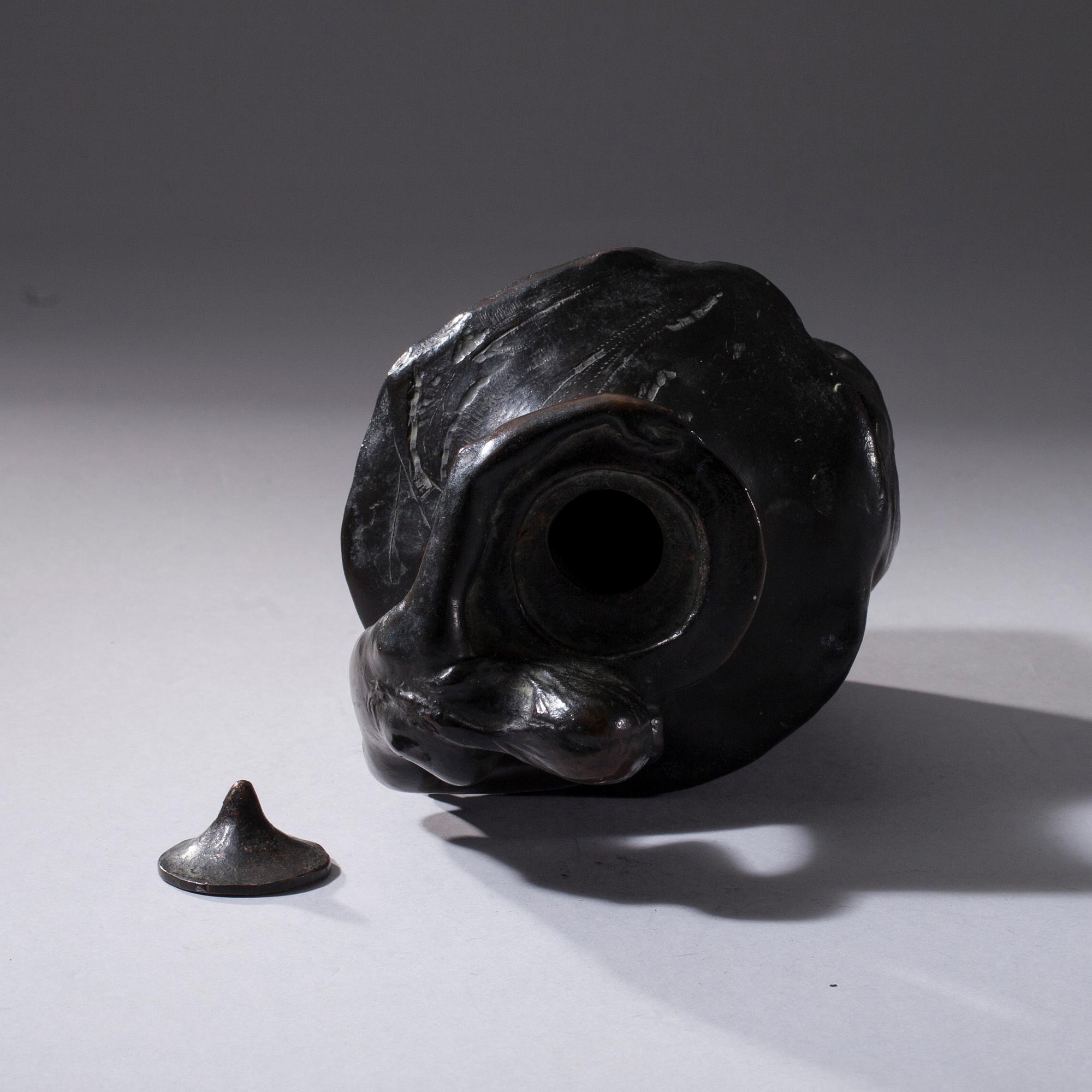 VILLE VALLGREN, skulptur, brons, signerad och daterad 1982.