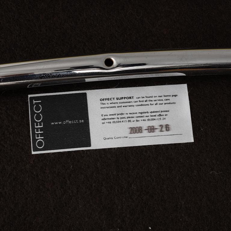 Claesson Koivisto Rune, karmstolar, 8 st "Cornflake", Offecct, daterade 2008.