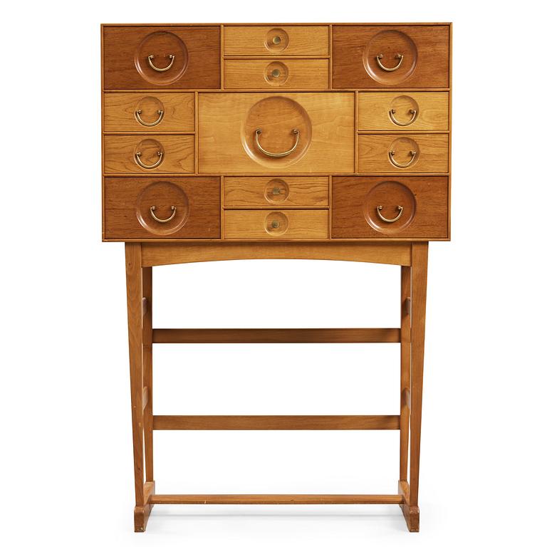 A Josef Frank cabinet on stand, model nr 2237, Svenskt Tenn, Sweden 1965, signed to the back.