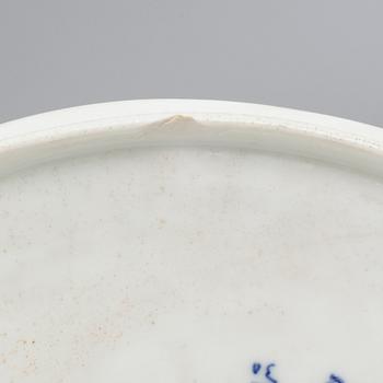 pieces of porcelain, partly "Musselmalet", by Royal Copenhagen & Bing & Grøndahl.