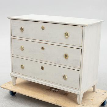 A 19th century chest of drawers.