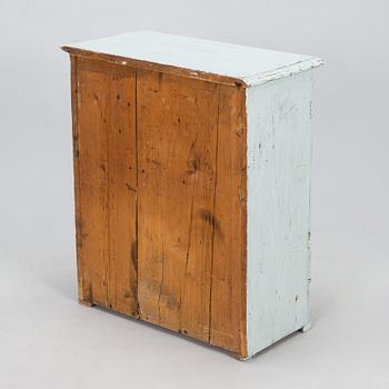 A painted cabinet, circa 1900.