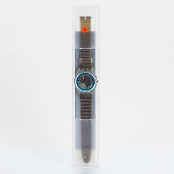 Swatch, Disque Bleu, wristwatch, 34 mm.