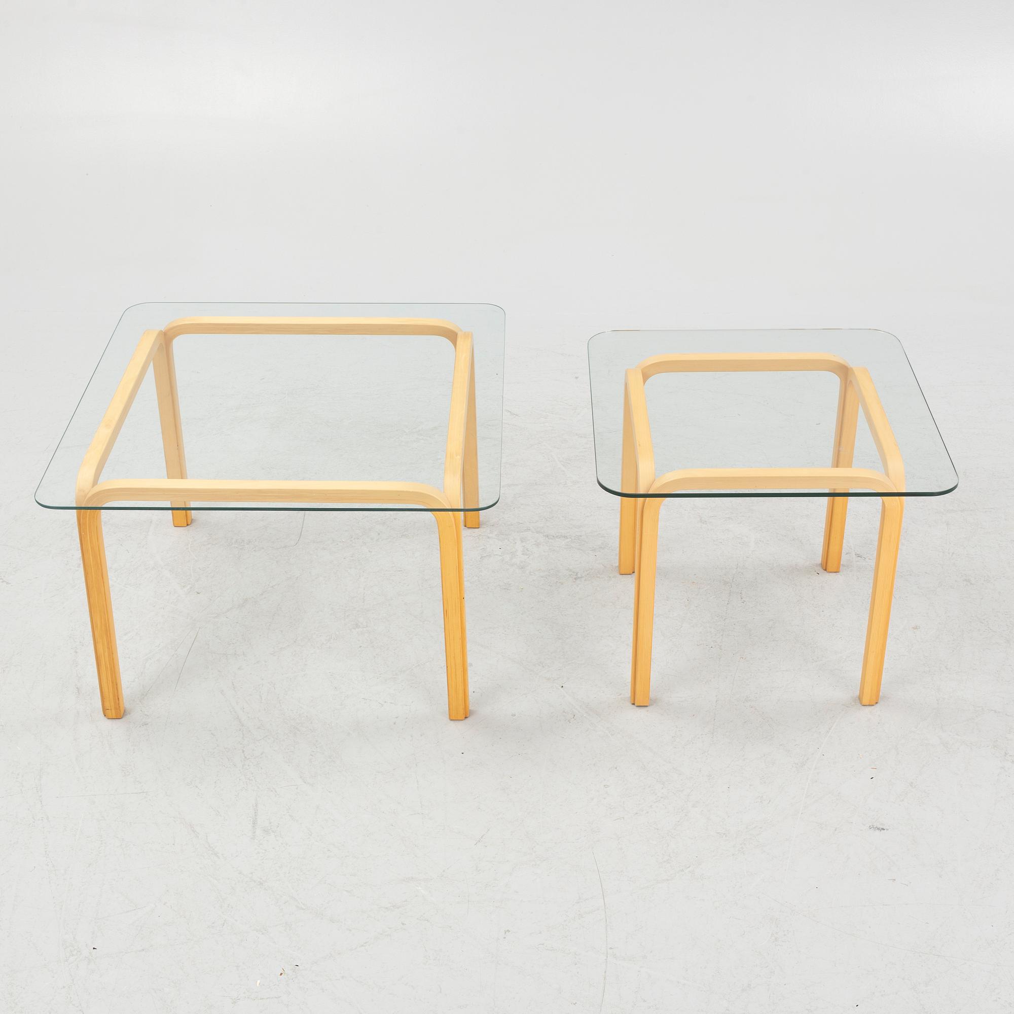 Alvar Aalto, table, 2 pcs Y805, Artek.