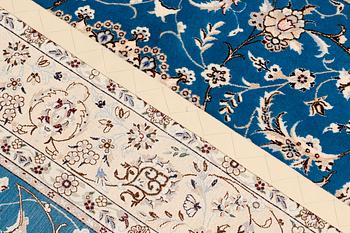 Matto, Nain part silk s.k 6LAA, ca 237 x 157 cm.