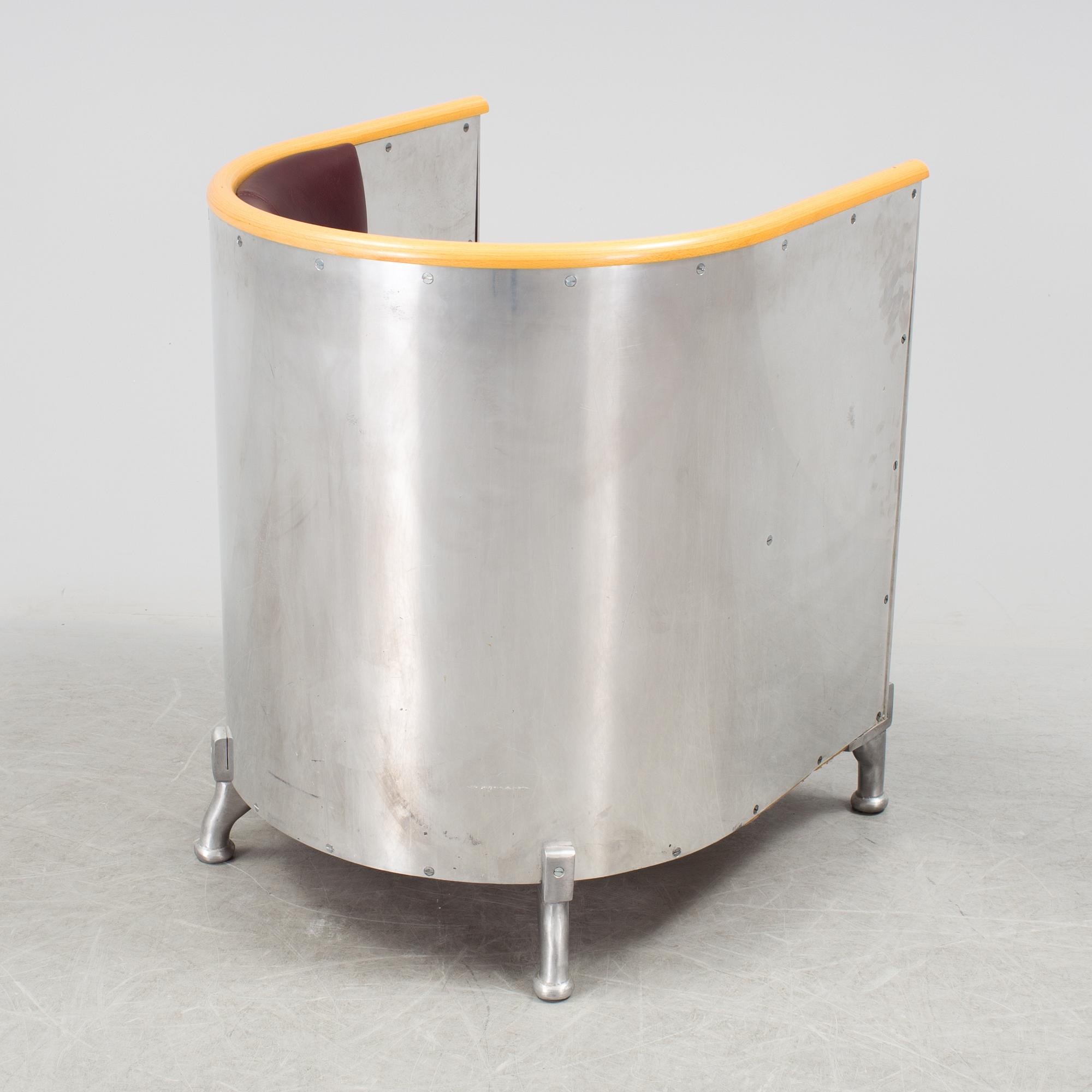 A "Aluminum Chair" by Mats Theselius, Källemo.