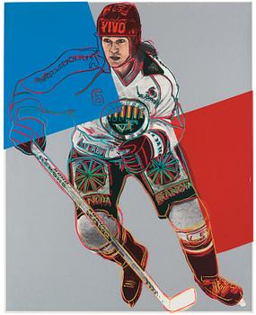 516. Andy Warhol, "Frölunda Hockey Player".