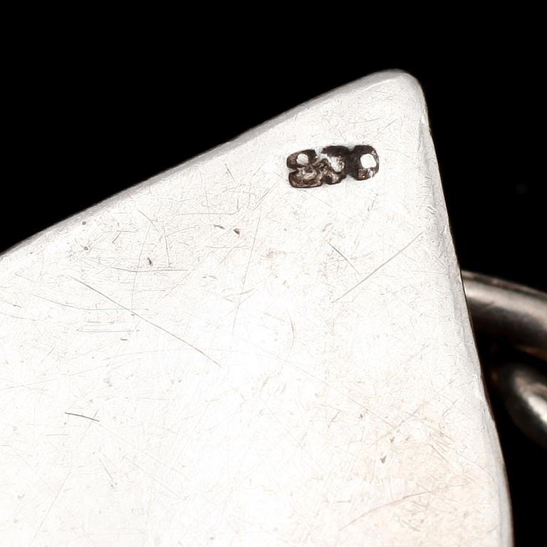 BROSCH, silver, med mynt Ungern 1779.