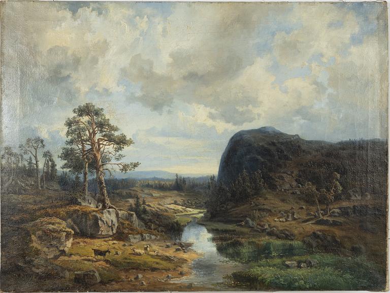 Swedish artist, 19th Century, oil on canvas.