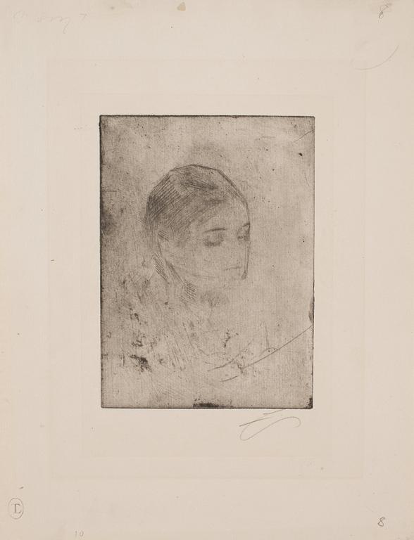 Anders Zorn, "Sorg I".