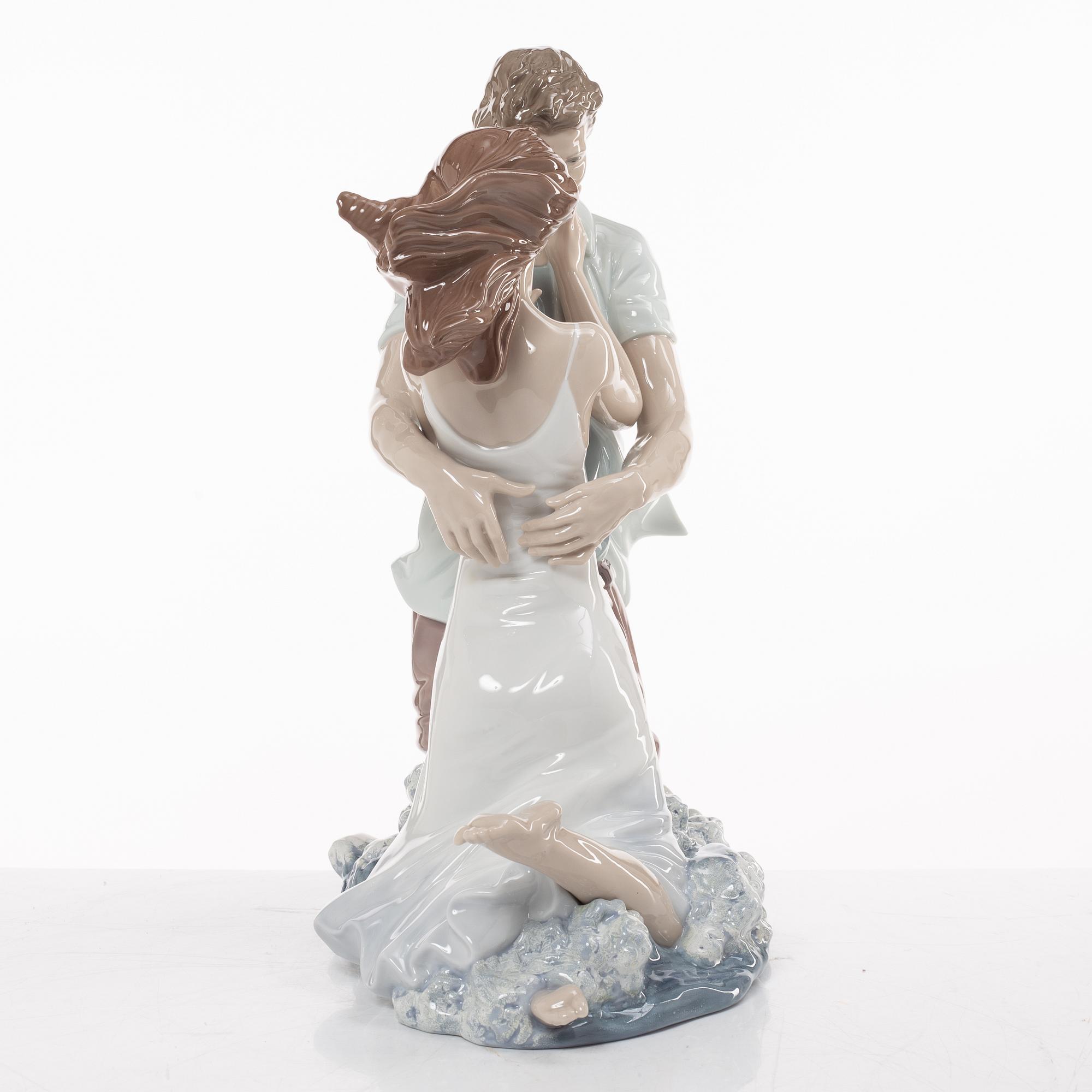 Juan Ignacio Aliena, figurine, "The thrill of love", Lladró, Spain.