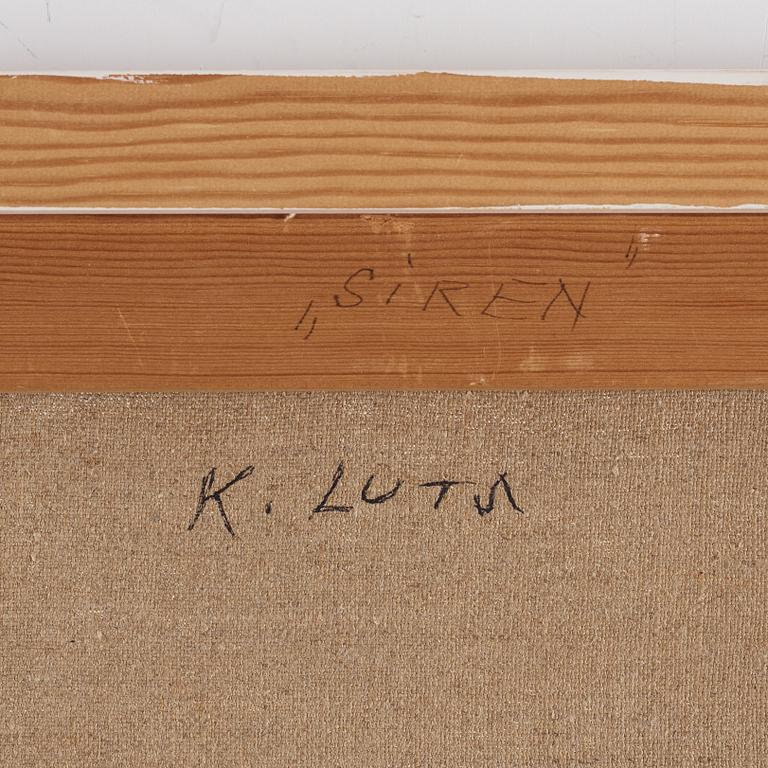 Karin Luts, olja på duk, Signerad K.L.