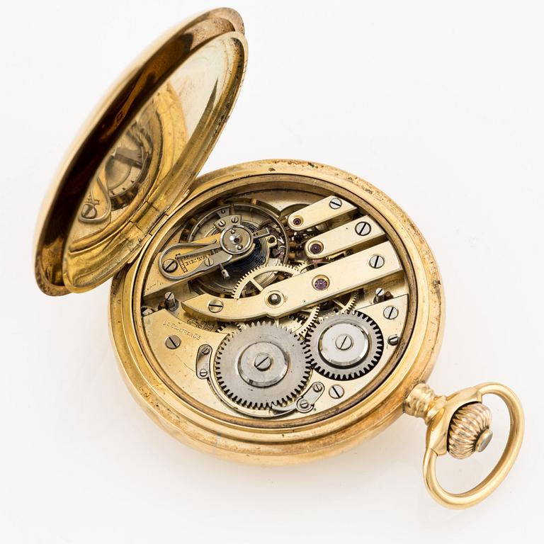 LeCoultre, pocket watch, hunter-case, 51 mm.