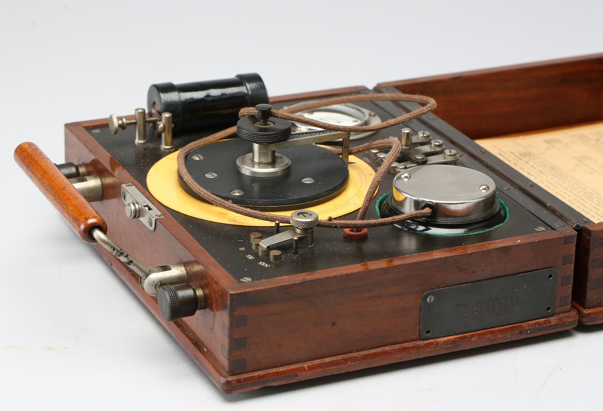 TEKNISK APPARATUR (blixtmätare) början av 1900-talet.