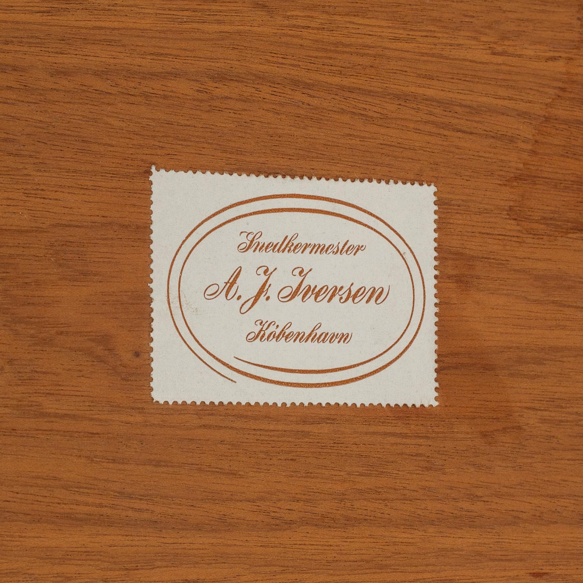 A coffee table, A J Iversen, Denmark.