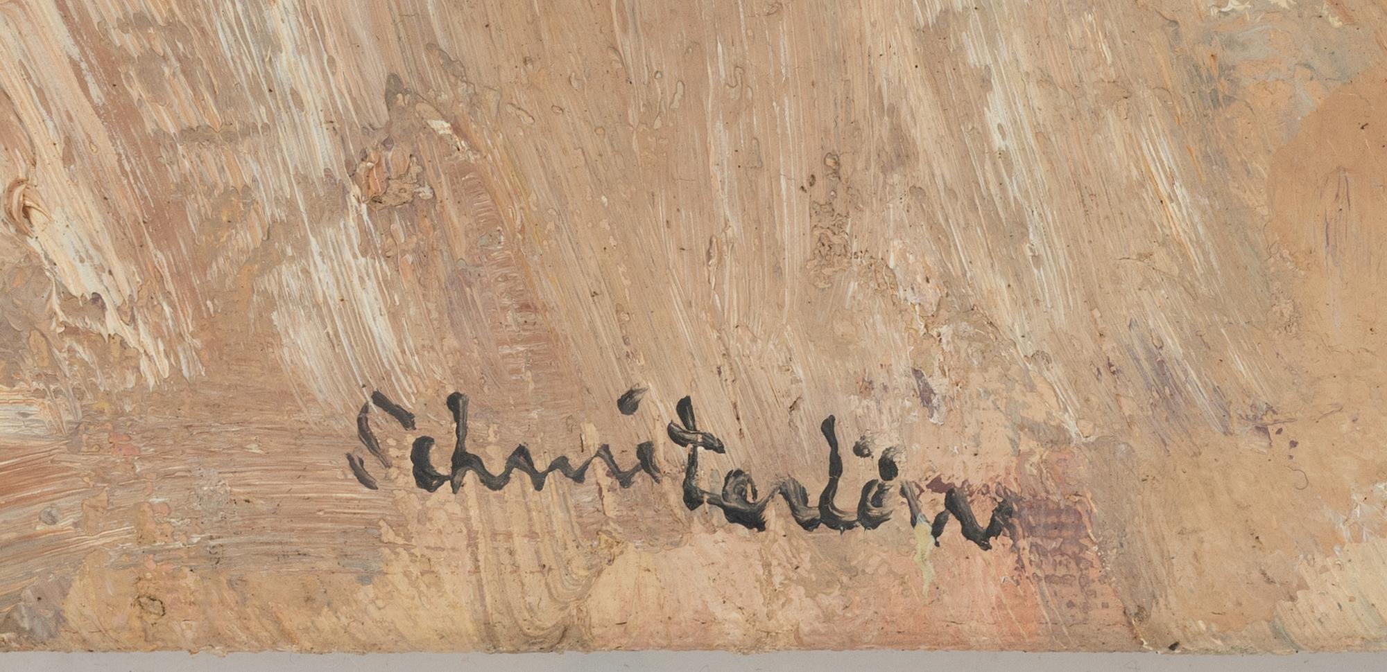 Bertram Schmiterlöw, oil on canvas, signed.