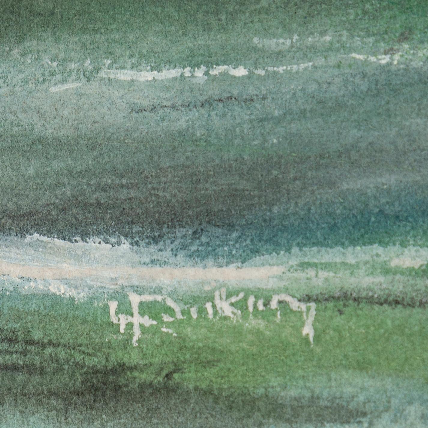 GUSTAF FREDRIKSSON, akvareller, 4 st, signerade.