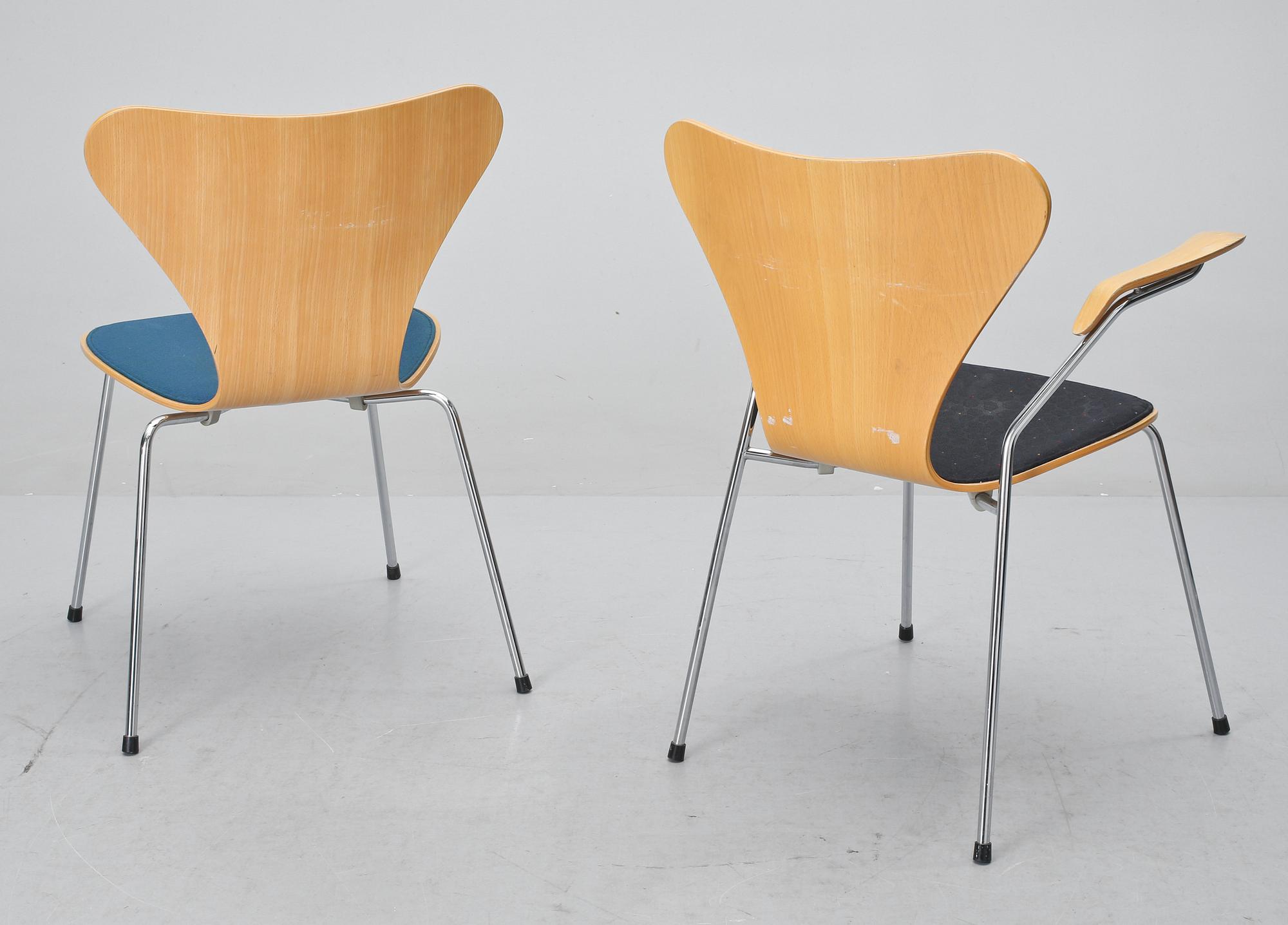 STOLAR, 2 st, "Sjuan", Arne Jacobsen, 1994.