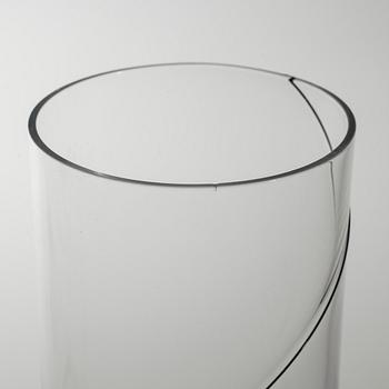 44 pieces of glass table ware, "Line" designed by Anna Ehrer for Kosta Boda.