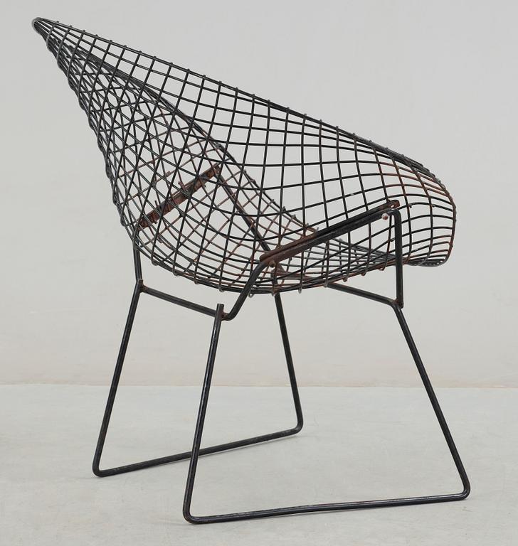 FÅTÖLJ, "Diamond chair", Harry Bertoia, modellen formgiven år 1950-52, i produktion från 1953 och framåt.