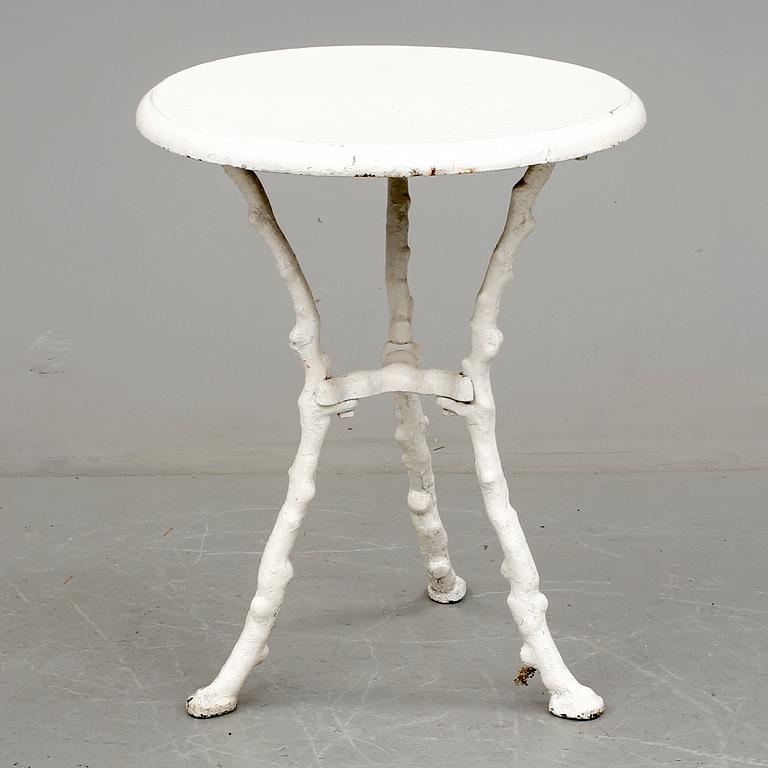 TRÄDGÅRDSBORD, gjutjärn, 1800-talets slut.