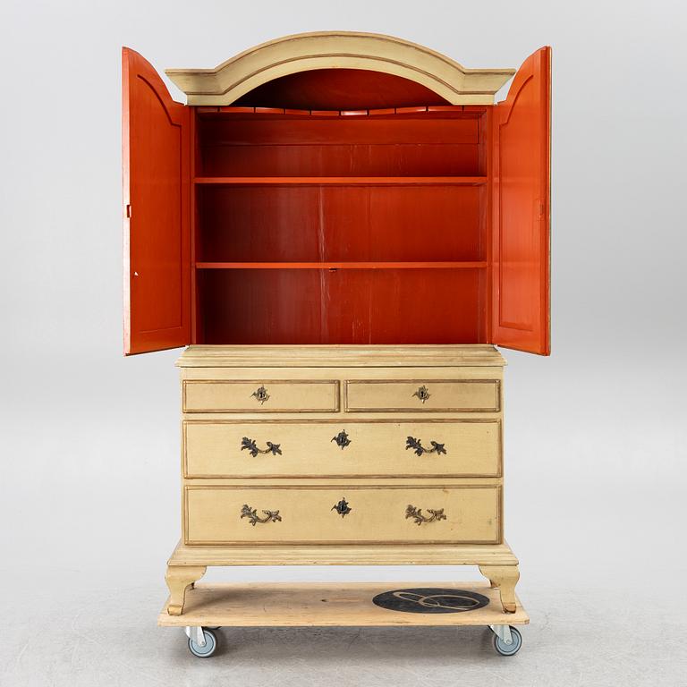 A Rococo cabinet, 18th century.