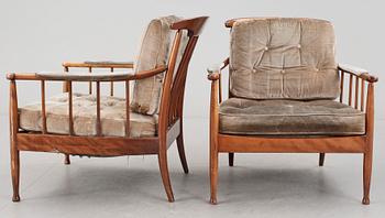 SOFFGRUPP, 3 delar, "Skrindan", Kerstin Hörlin Holmqvist, OPE-möbler. 1900-talets andra hälft.