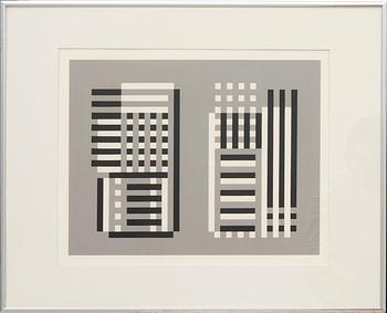 Josef Albers, 2 works Untitled from "Formulation, Articulation" 1973.
