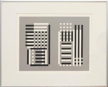 Josef Albers, 2 st Utan titel ur "Formulation, Articulation" 1973.