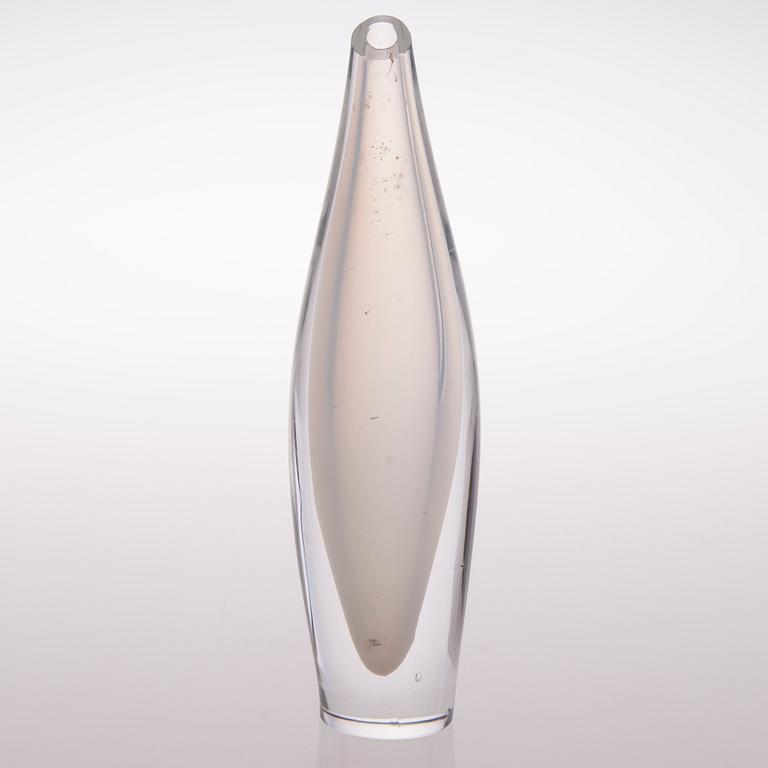 TAPIO WIRKKALA, MALJAKKO, "Kalanrakko" 3299, taidelasi. Signeerattu Tapio Wirkkala -56 Iittala.