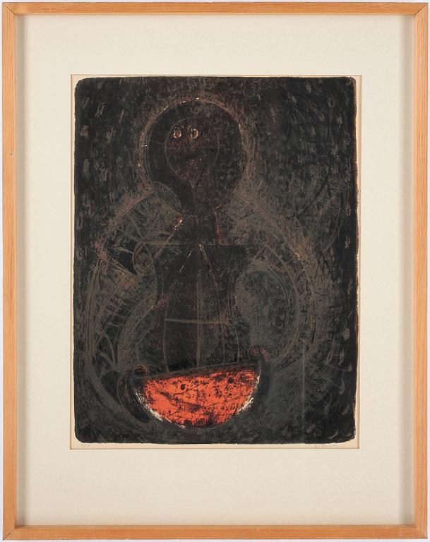 RUFINO TAMAYO, färglitografi, signerad och numrerad 4/100, 1959.
