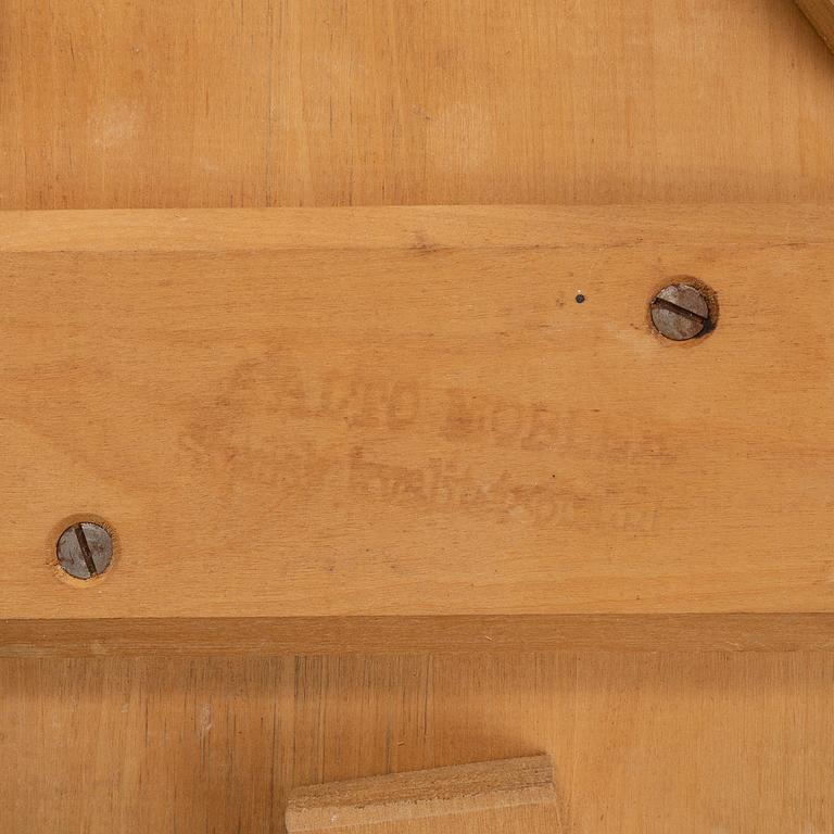 Alvar Aalto, pallar 3 st, modell 60, Aalto möbler Hedemora, formgiven 1933.