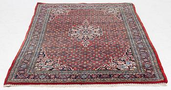 An old Bidjar rug, c. 225 x 143 cm.
