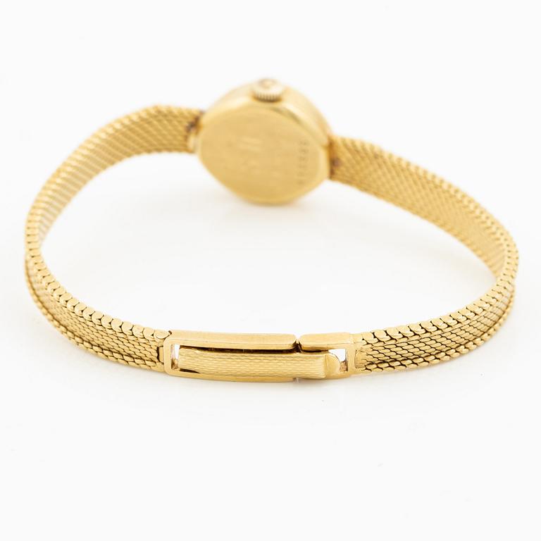 Certina, wristwatch, 15.5 mm, 18K gold.