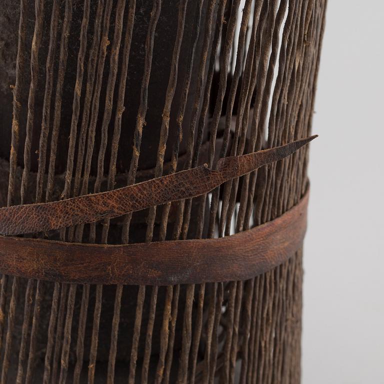 A "Talking drum", Nigeria.