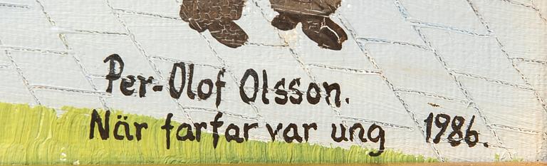 Per-Olof Olsson, "when grandfather was young", 1986.