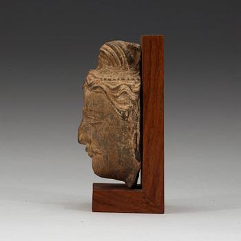 BODHISATTVA, sten. Gandhara, troligen 200/300-tal.